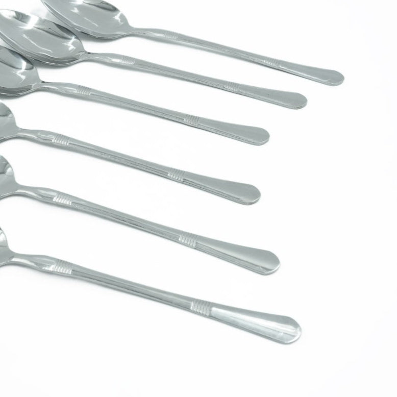 97748-05 Stainless Spoon 6PC Set Silver, 20cm (H)