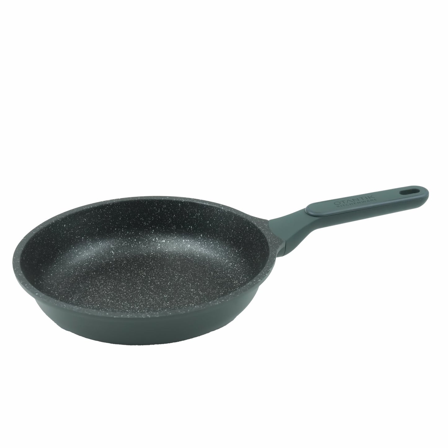Non-Stick Fry Pan – Aluminum Frying Pan with Easy-Clean Coating and Ergonomic Handle – Available in Beige Brown & Green Black (22cm to 28cm)