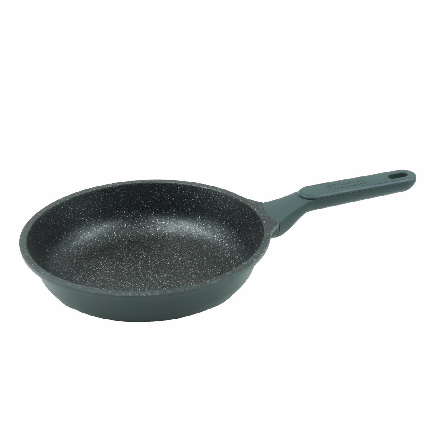Non-Stick Fry Pan – Aluminum Frying Pan with Easy-Clean Coating and Ergonomic Handle – Available in Beige Brown & Green Black (22cm to 28cm)