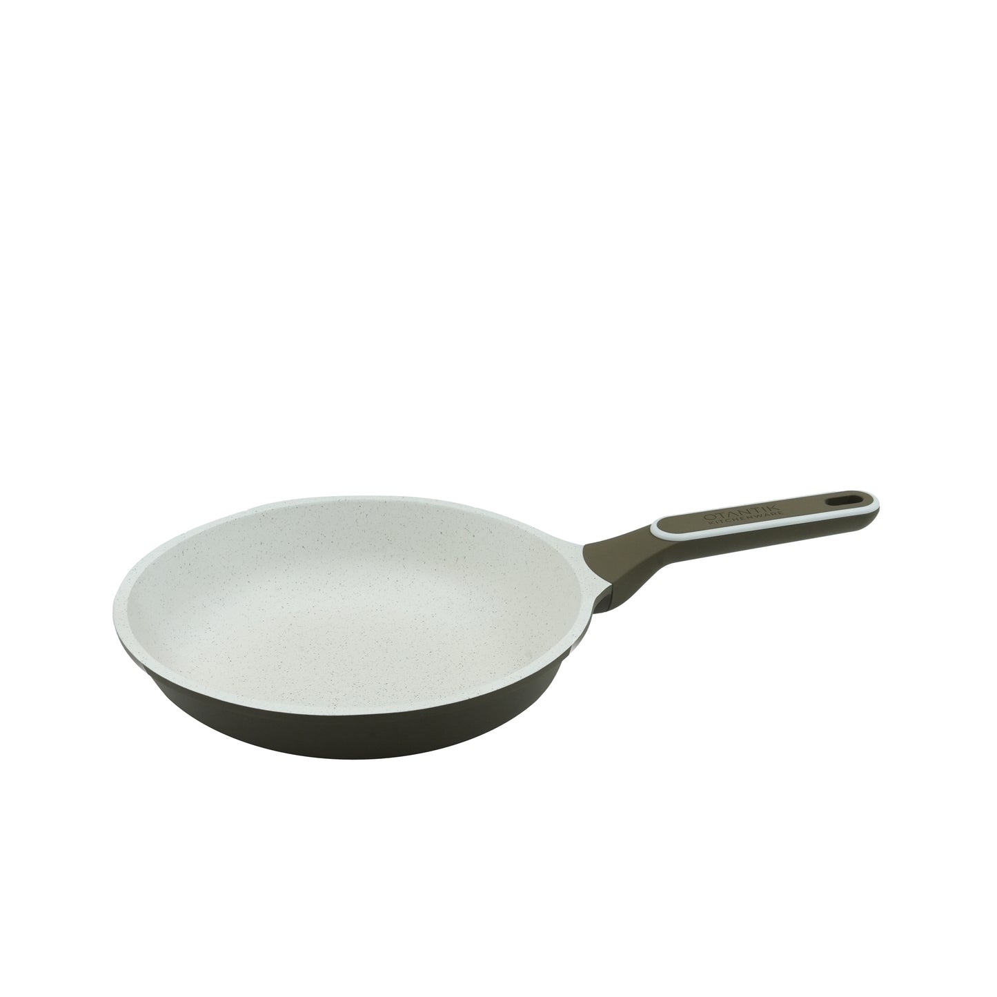 Non-Stick Fry Pan – Aluminum Frying Pan with Easy-Clean Coating and Ergonomic Handle – Available in Beige Brown & Green Black (22cm to 28cm)