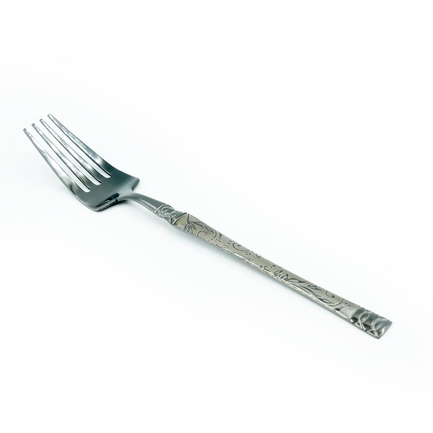 97754-14 Stainless Fork 6PC Set Black 20cm