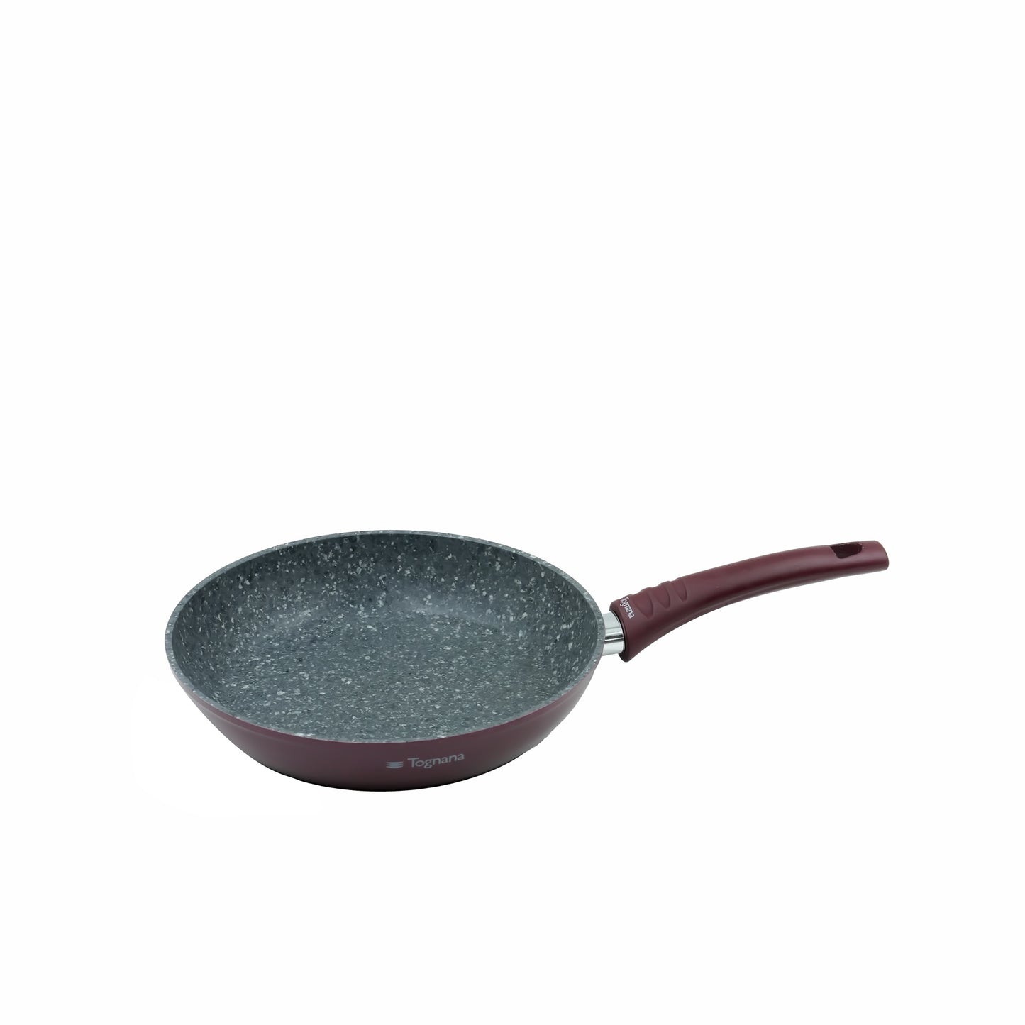 Tognana Aluminum Fry Pan – Non-Stick Marble Coated Frying Pan with Soft-Touch Handle for Effortless Everyday Cooking
