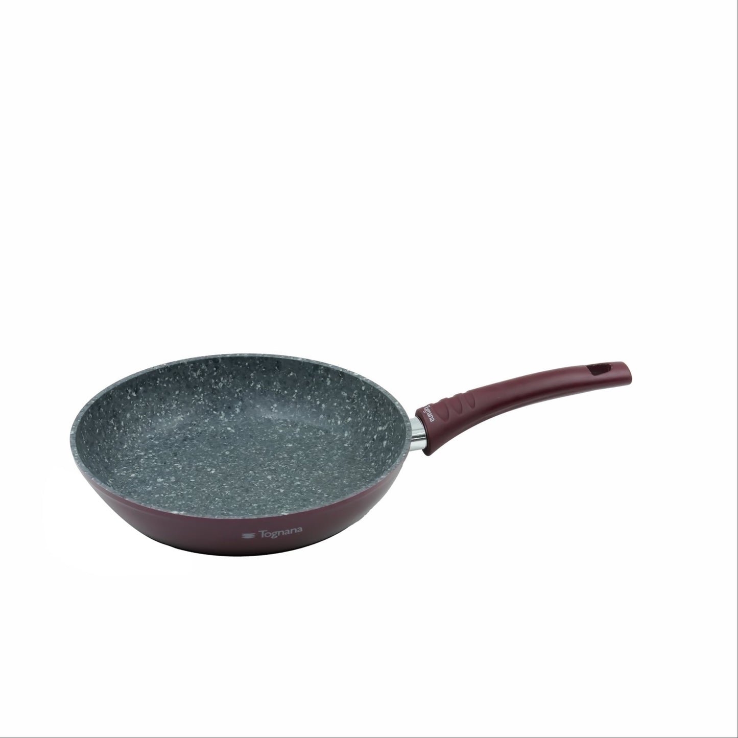 Tognana Aluminum Fry Pan – Non-Stick Marble Coated Frying Pan with Soft-Touch Handle for Effortless Everyday Cooking