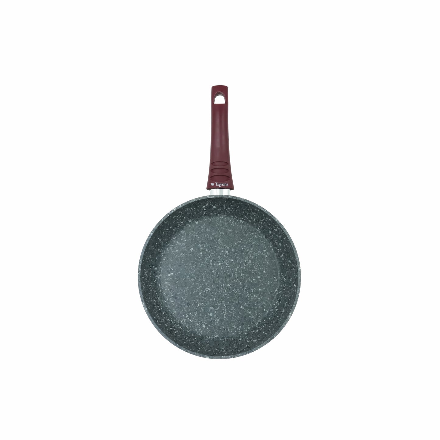 Tognana Aluminum Fry Pan – Non-Stick Marble Coated Frying Pan with Soft-Touch Handle for Effortless Everyday Cooking