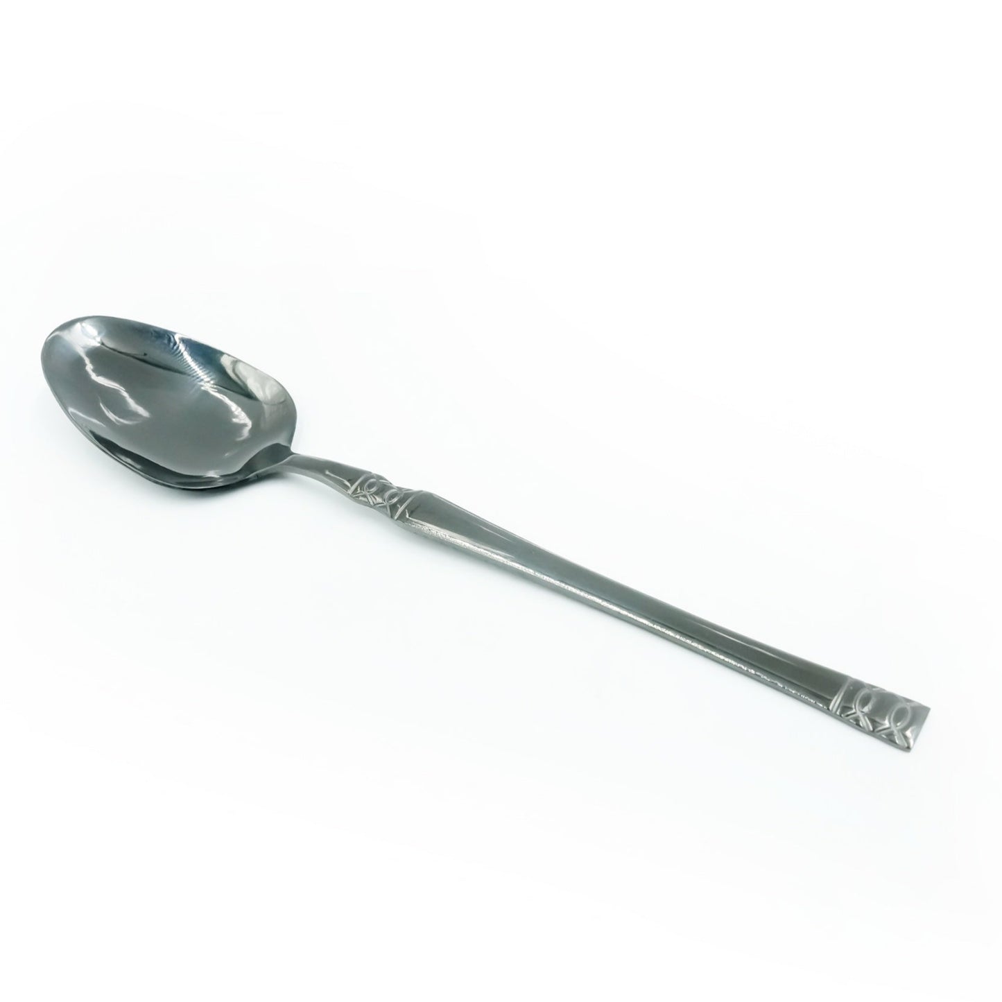 97750-13 Stainless Spoon 6PC Set Black 20cm