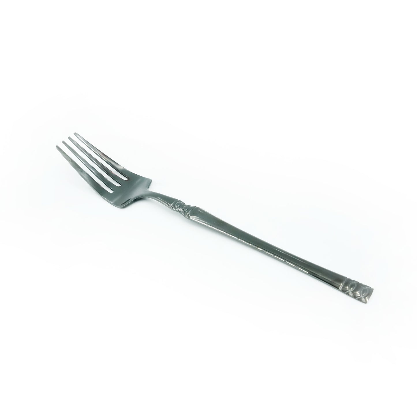 97750-15 Stainless Fork 6PC Set Black 15cm