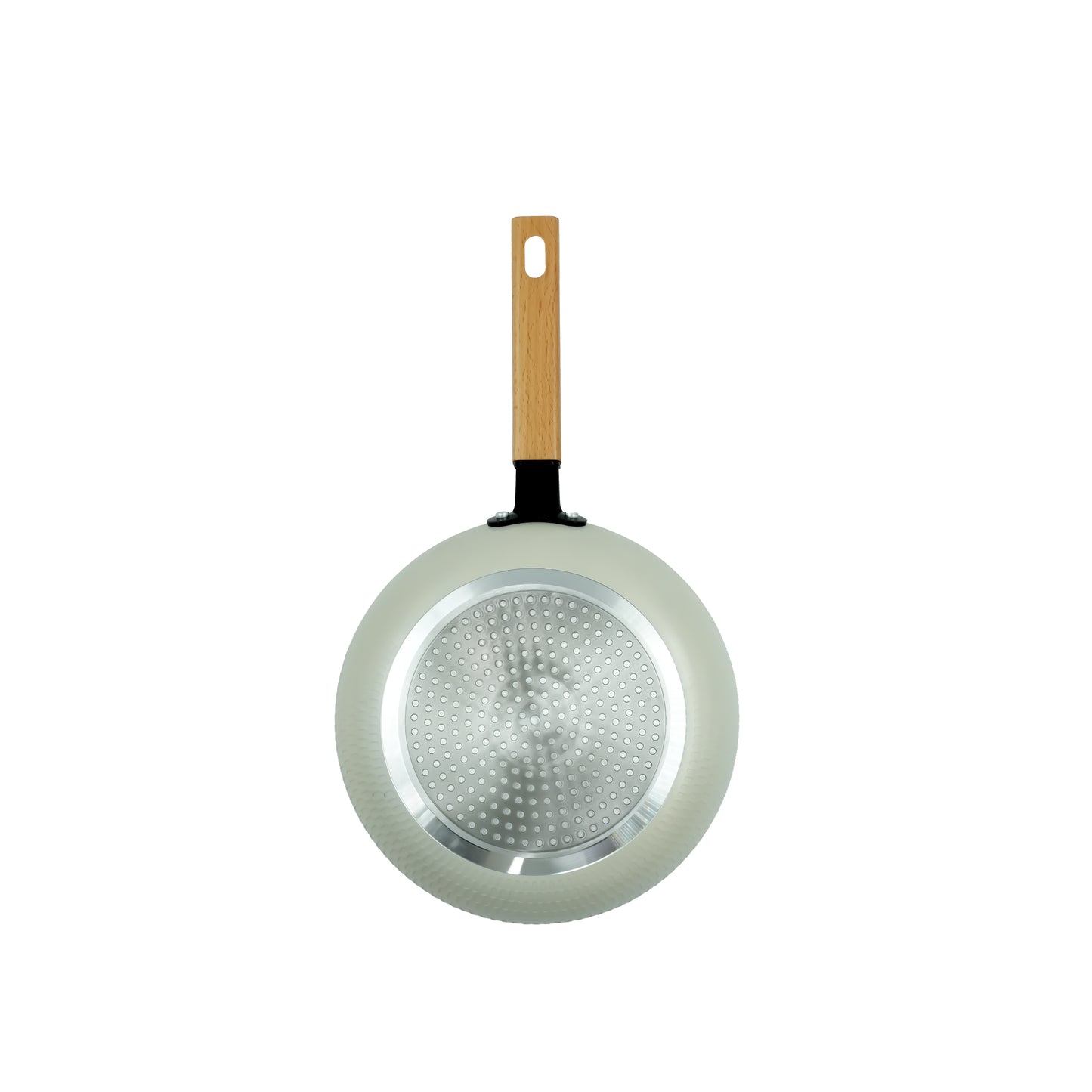 Pan20213 Marble Coated Frying Pan – 22cm – Non-Stick Skillet with Wooden Handle for Effortless Cooking