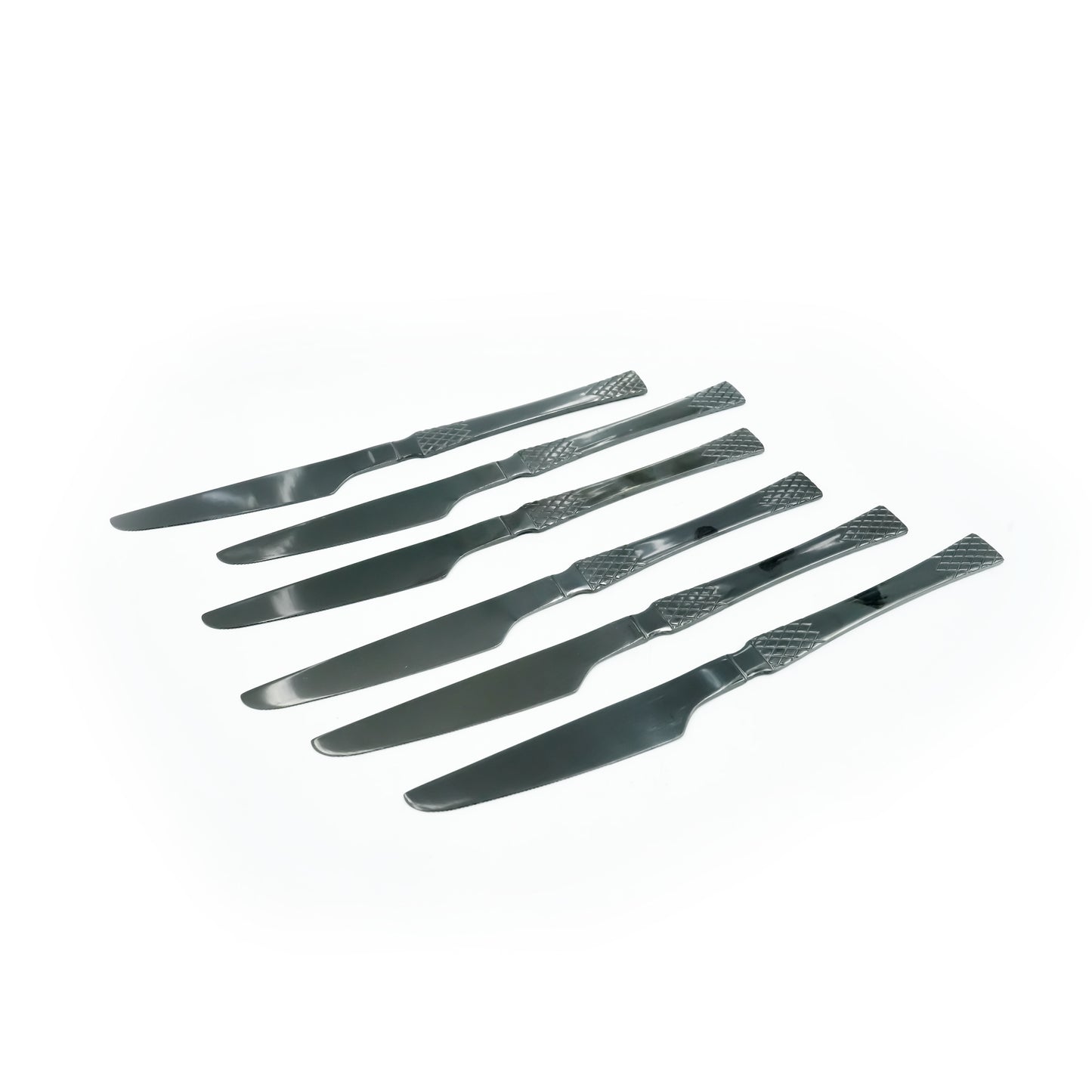 97750-04 Stainless Knife 6PC Set Black 23cm
