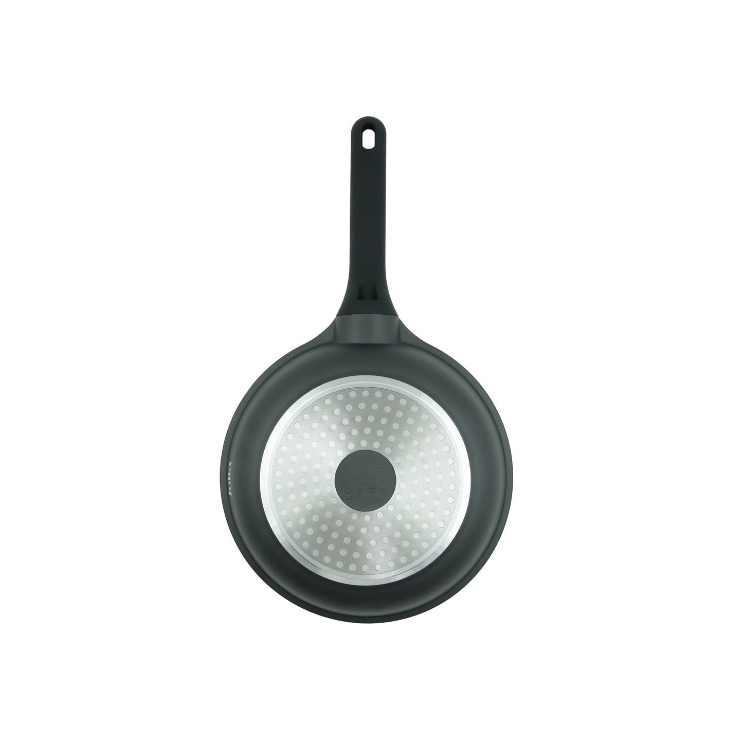 JUL1020 Non-Stick Frypan – 24cm – Black Granite Coated Skillet with Gold Accent Handle