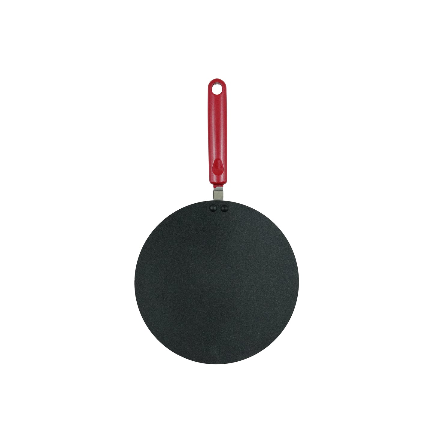 TW-28 Concave Tawa – 28cm – Non-Stick Aluminum Griddle with Red Handle