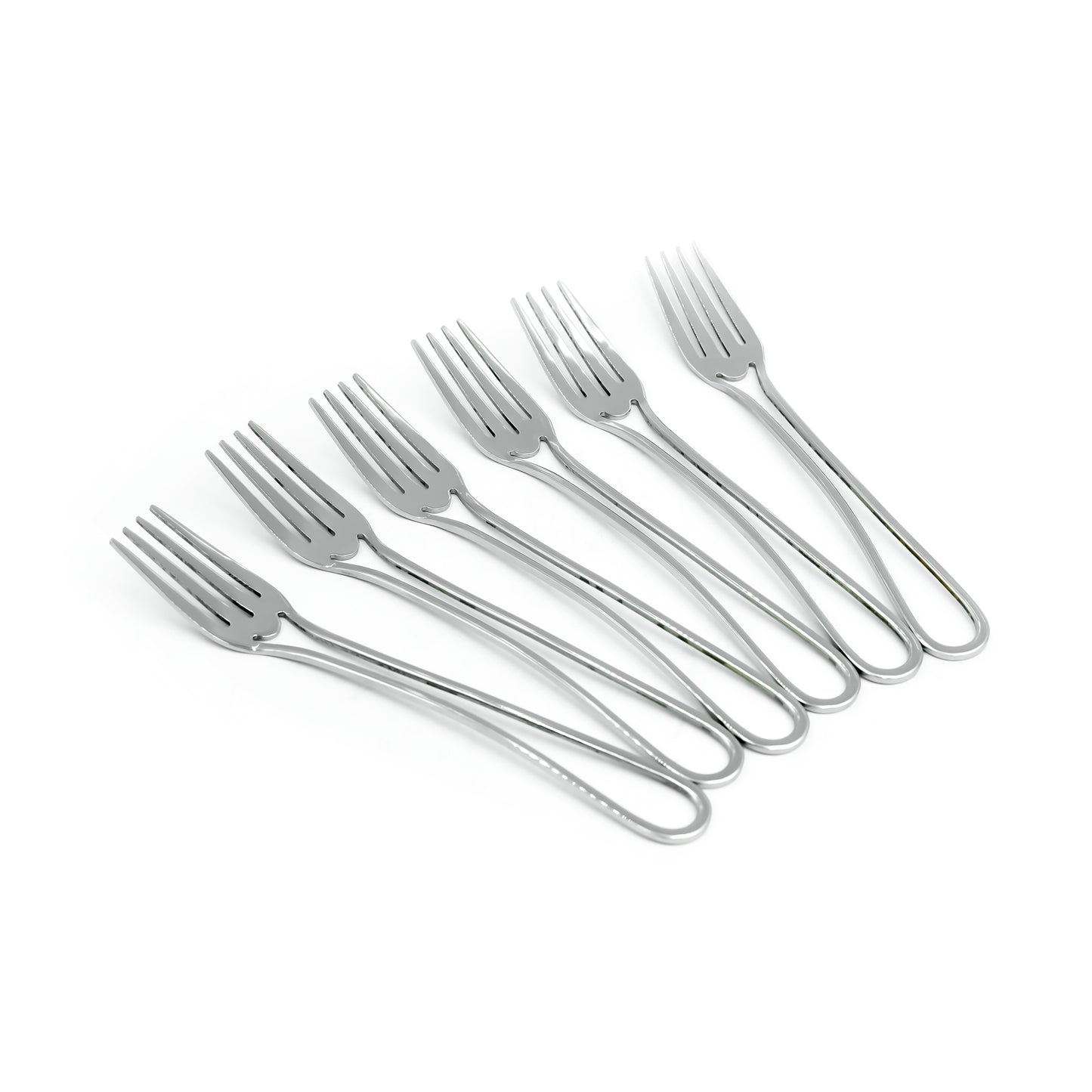 97747-06 Stainless Fork 6PC Set Silver 20cm