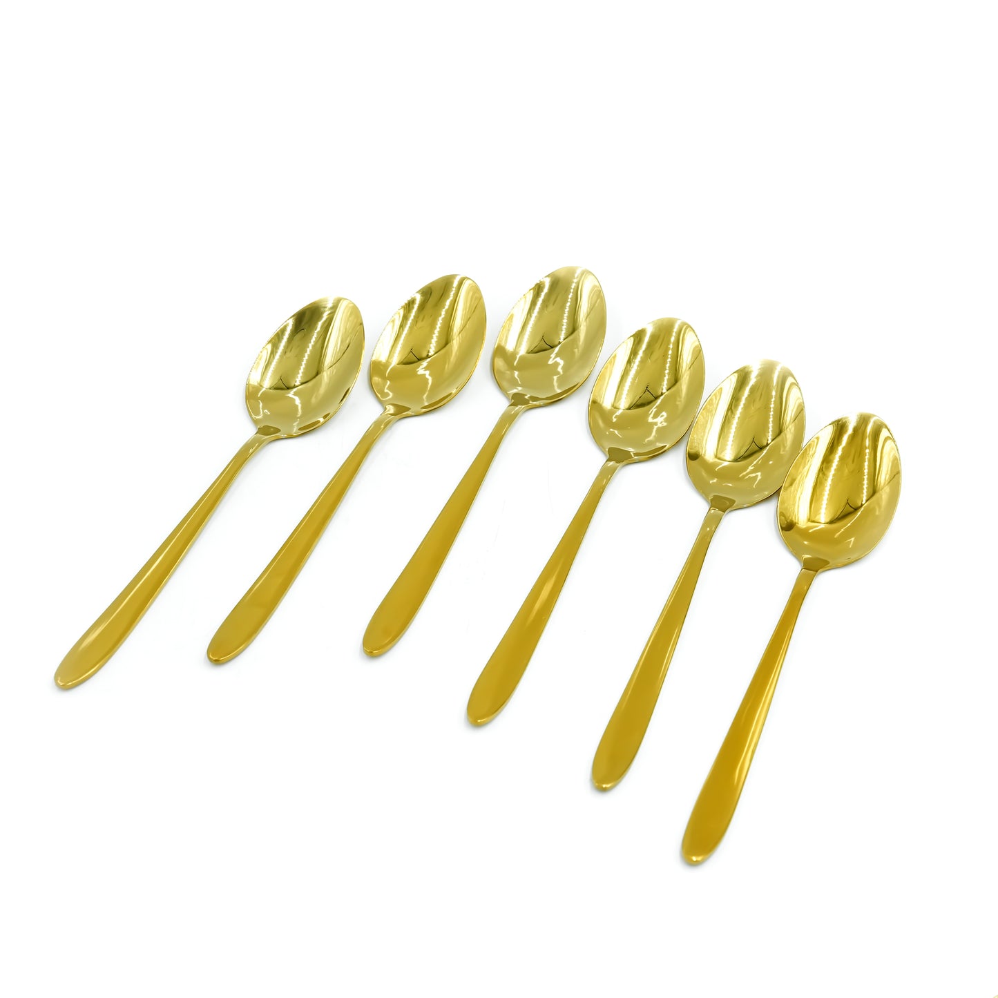 97745-07 Stainless Spoon 6PC Set 2 Gold 15cm
