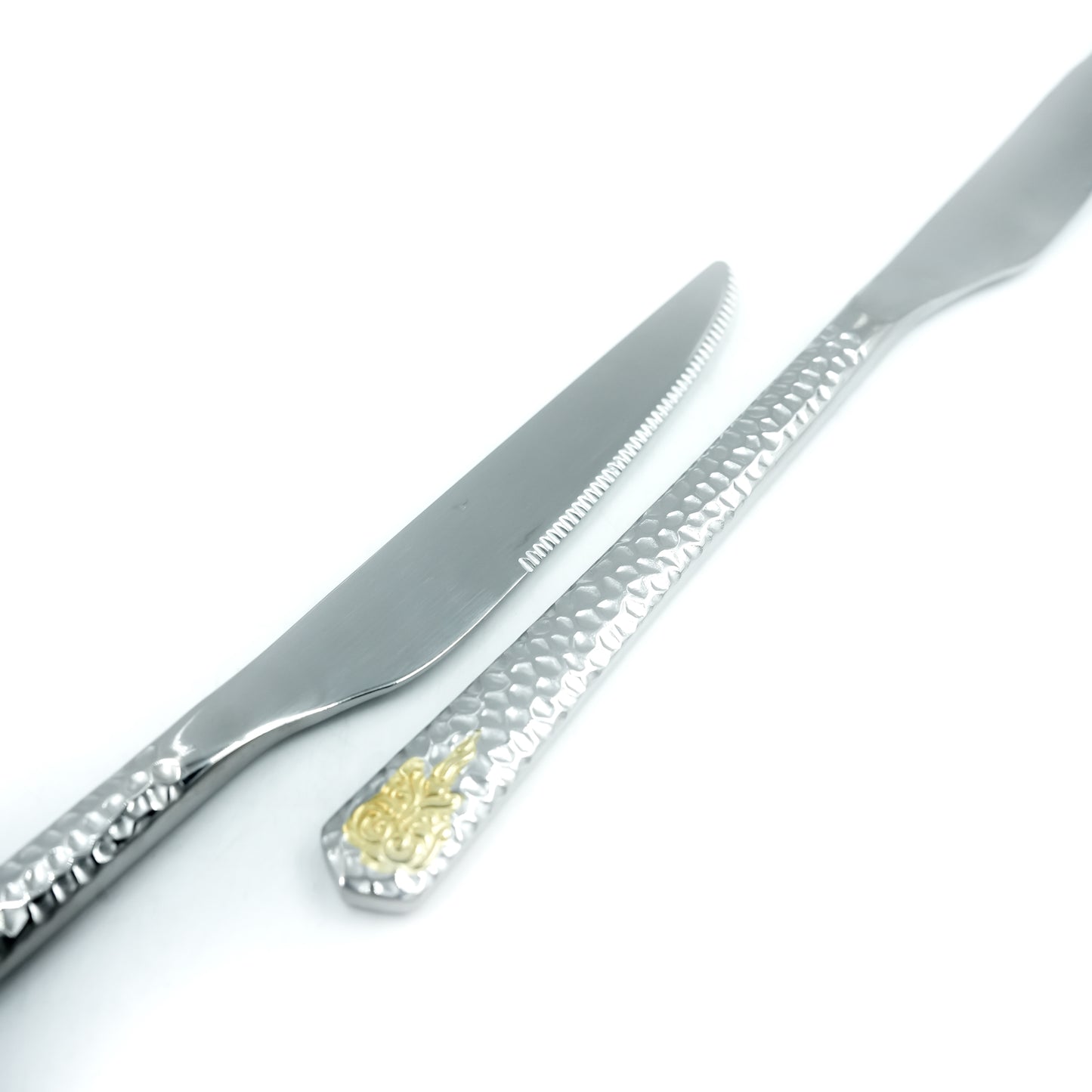97746-11 Stainless Knife 6-Piece Set - Gold and Silver, 24cm
