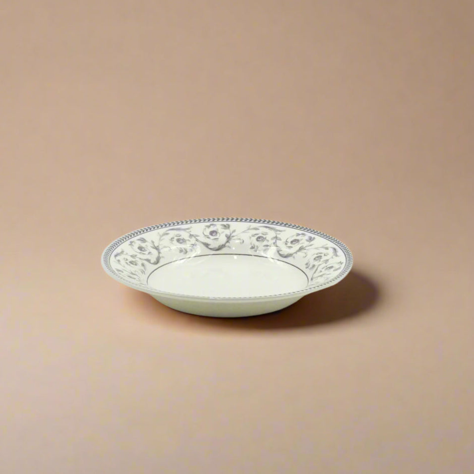 Callista Soup Plate – Purple Floral Design – 9.1 Inches – CL-2402UA-SP