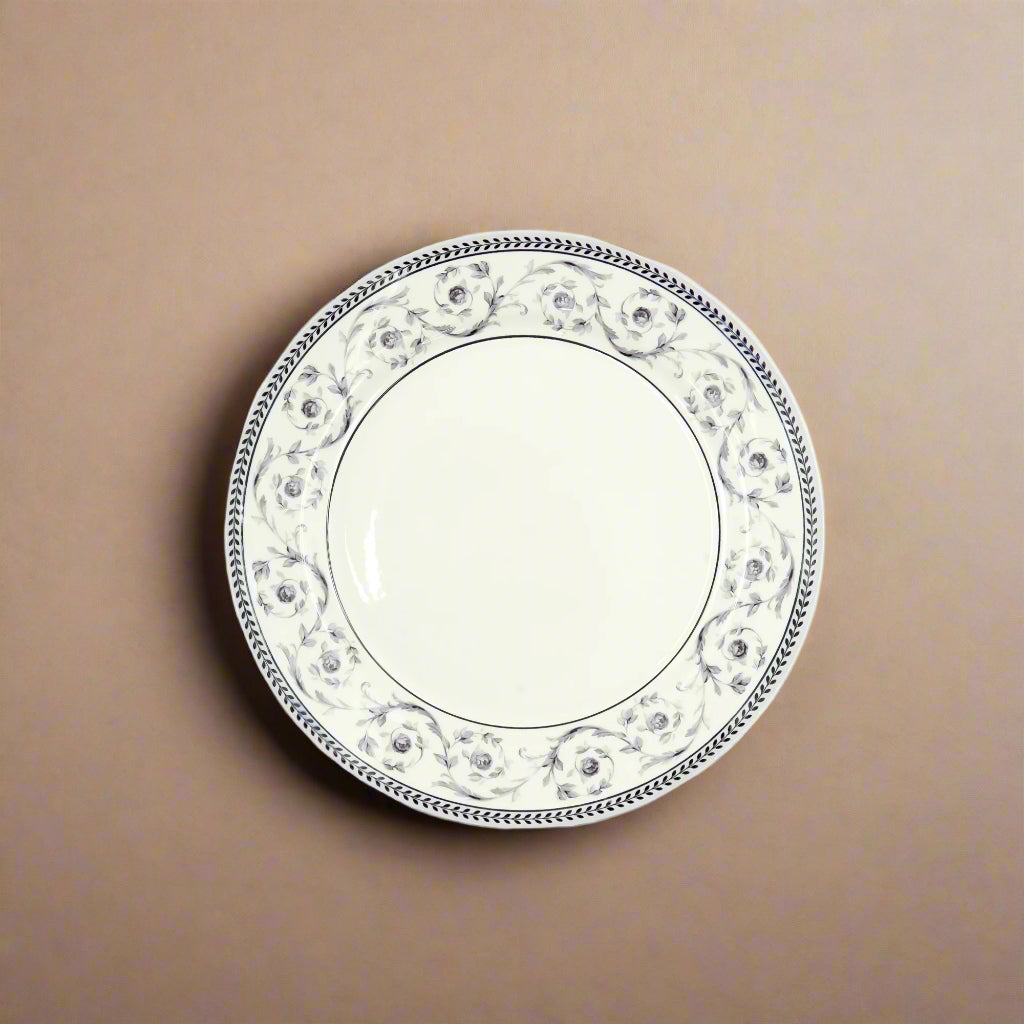 Callista Dinner Plate – Purple Floral Design – 10.5 Inches – CL-2402UA-DP
