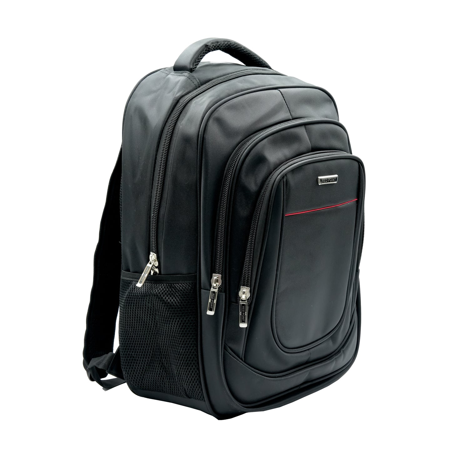 Backpack – Durable Multi-Zipper School & Travel Bag with Padded Handle – Black – DG6807