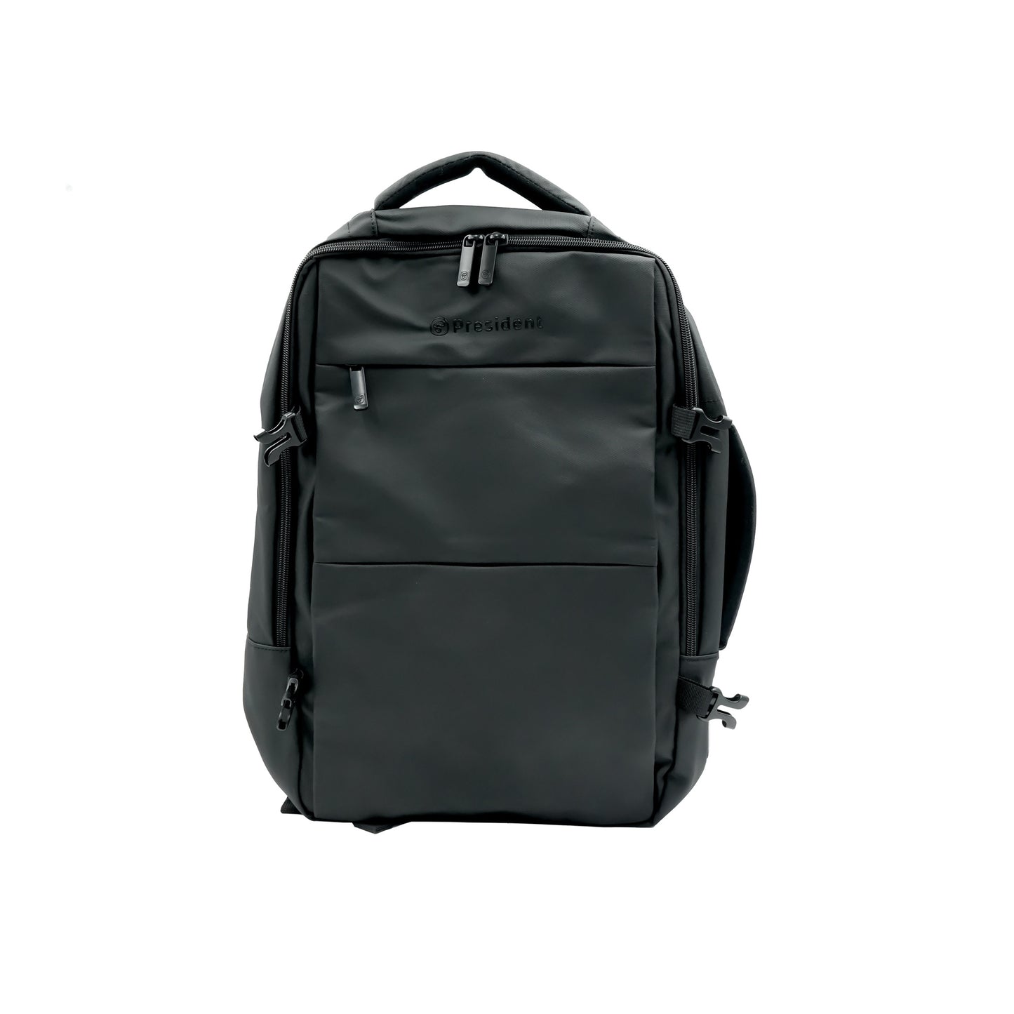 Backpack – 19-Inch Waterproof Multi-Functional School, Travel & Laptop Bag with USB Charging Port – Black – President BPP5955-19