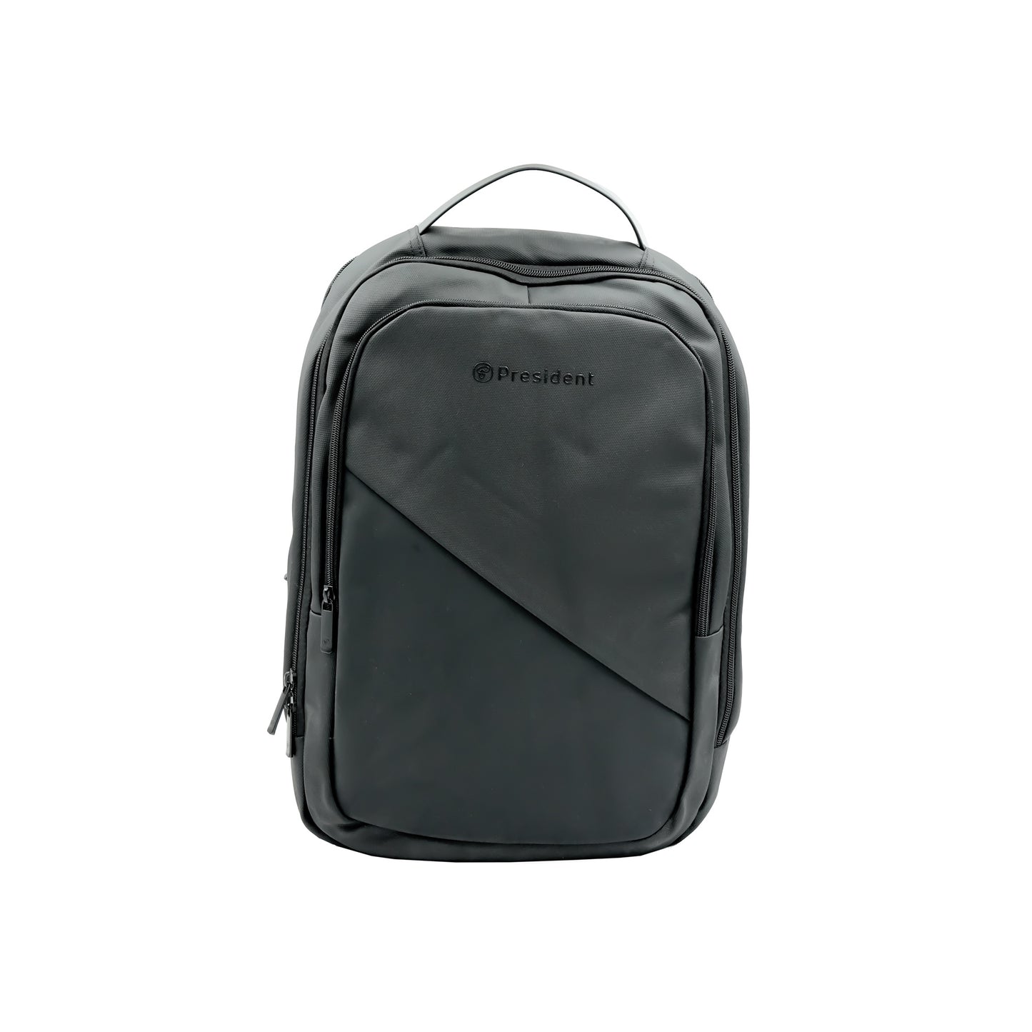 Backpack – 19-Inch Waterproof School, Travel & Laptop Bag with Padded Back Support – Black – President BPP5959-19
