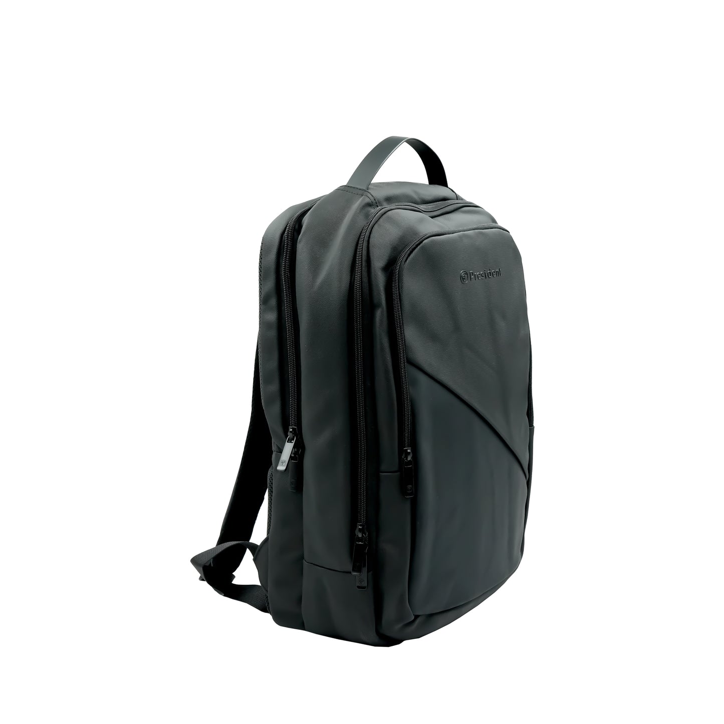 Backpack – 19-Inch Waterproof School, Travel & Laptop Bag with Padded Back Support – Black – President BPP5959-19