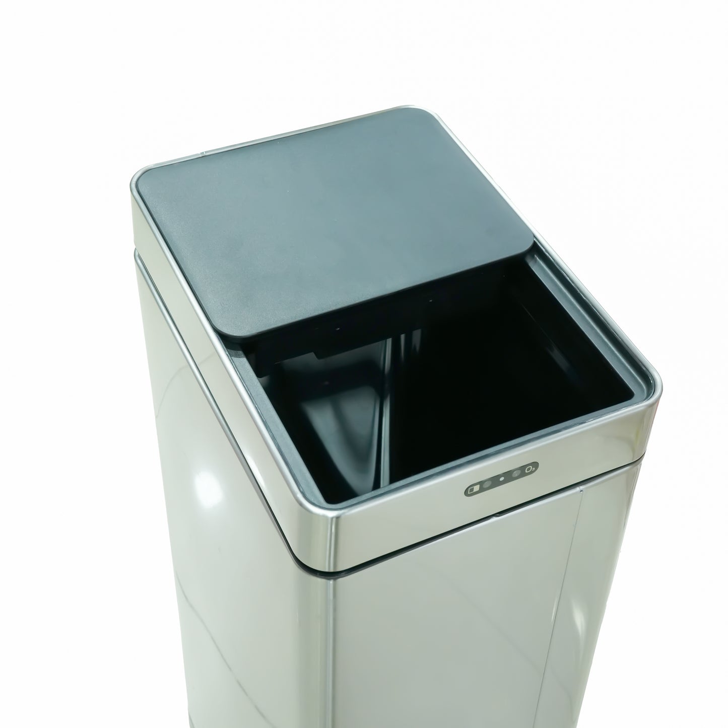 Sensor Trash Can – 50L Stainless Steel Smart Bin with Motion Sensor Lid – HN-ZQ