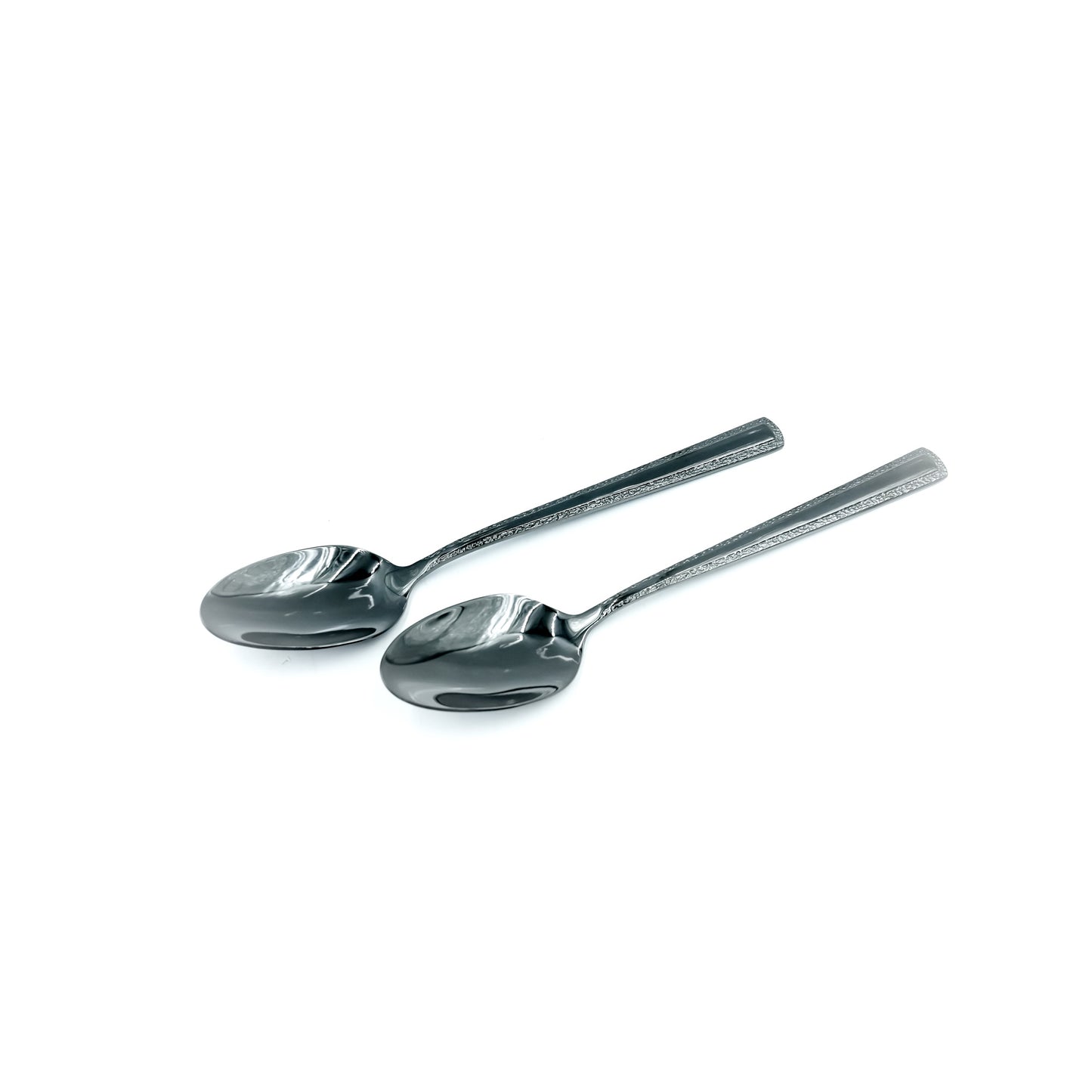 97741-11 Stainless Spoon 6-Piece Set 1 - Black, 12cm