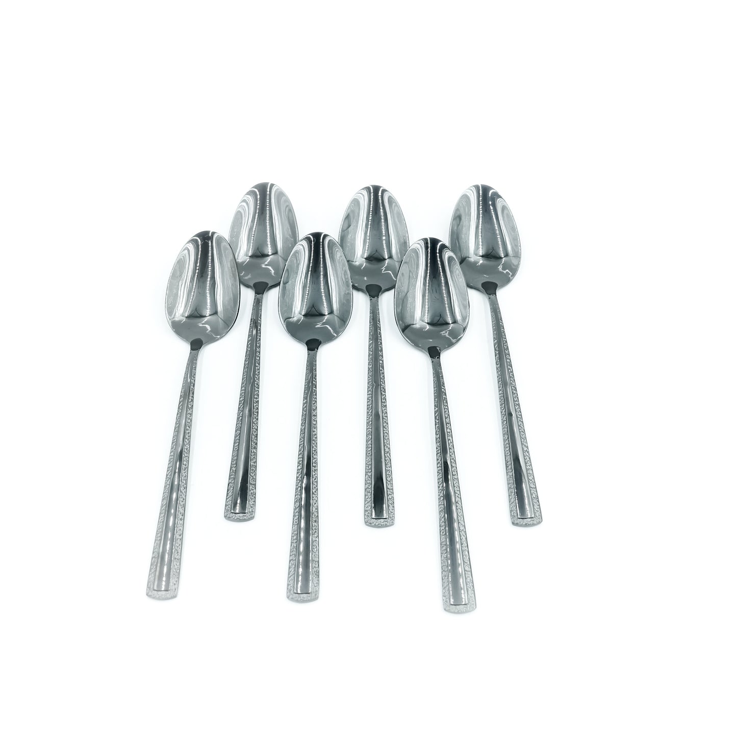 97741-11 Stainless Spoon 6-Piece Set 1 - Black, 12cm
