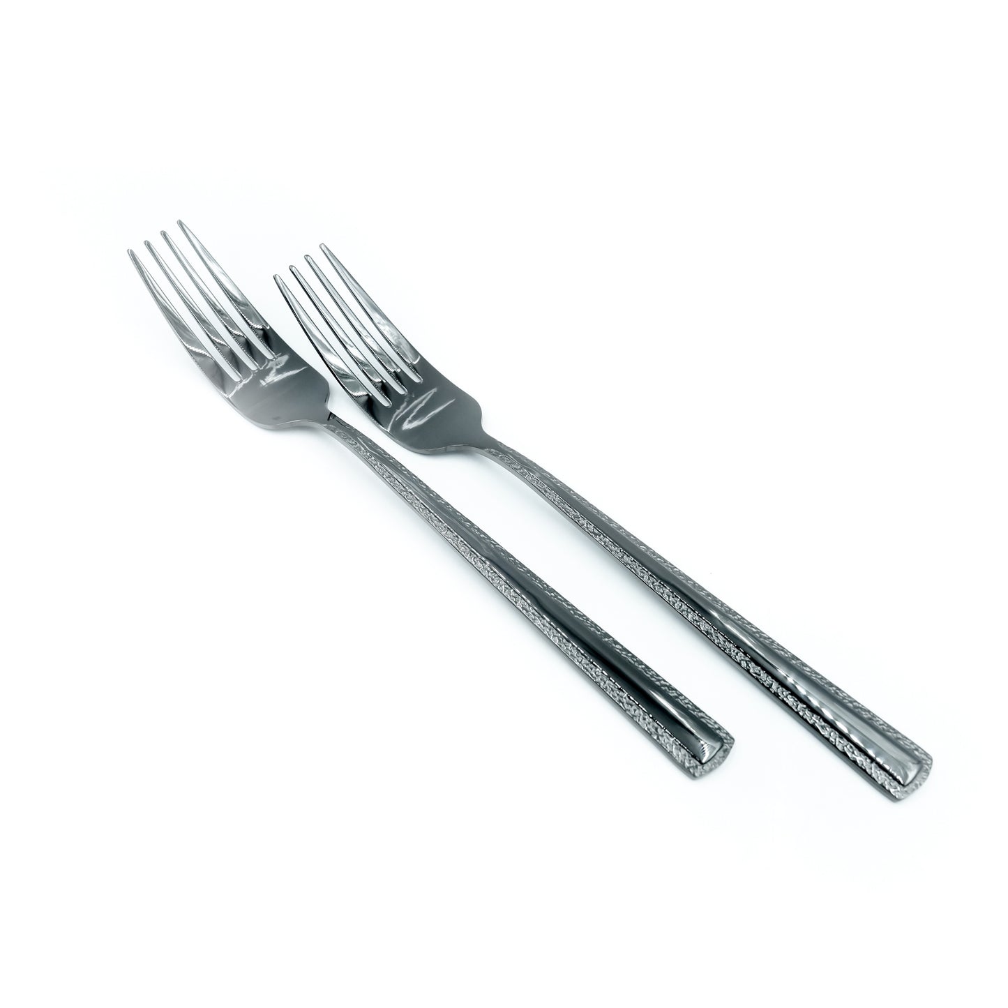 97741-10 Stainless Fork 6-Piece Set - Black, 21cm