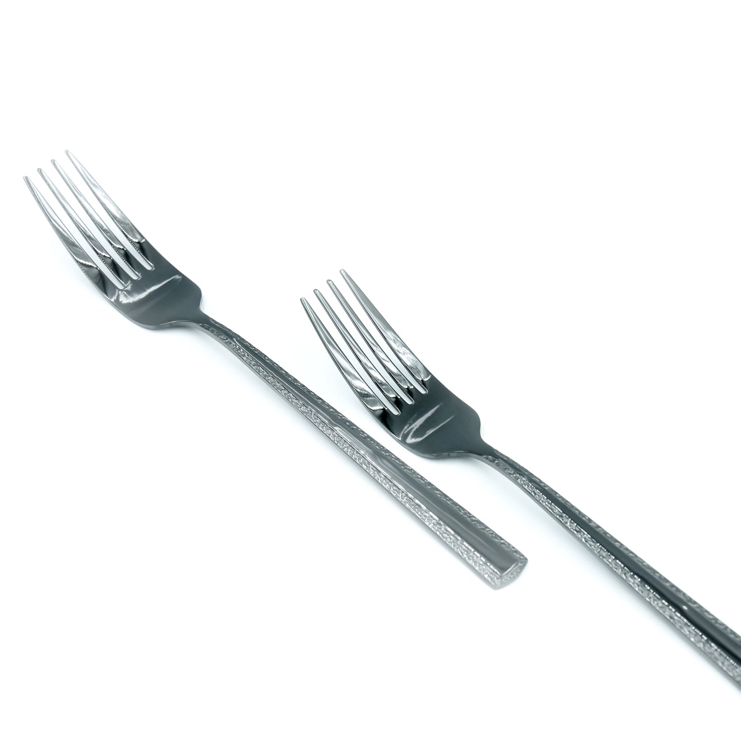 97741-10 Stainless Fork 6-Piece Set - Black, 21cm