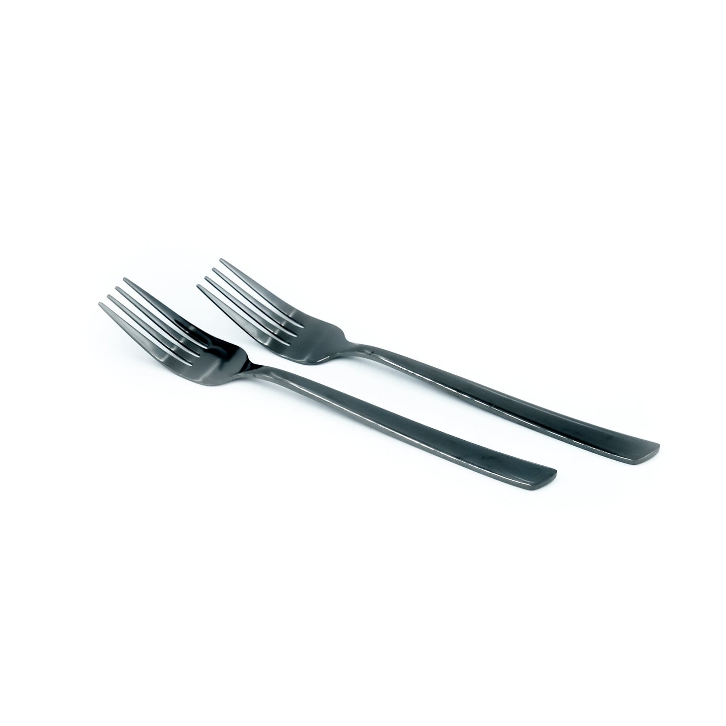 97744-18 Stainless Fork 6-Piece Set - Black, 21cm