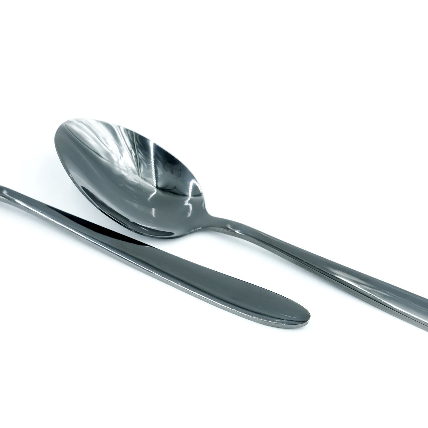 97744-11 Stainless Spoon 6-Piece Set - Black, 16cm