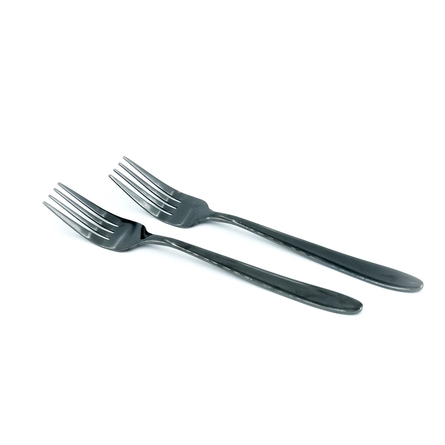 97744-10 Stainless Fork 6-Piece Set - Black, 21cm