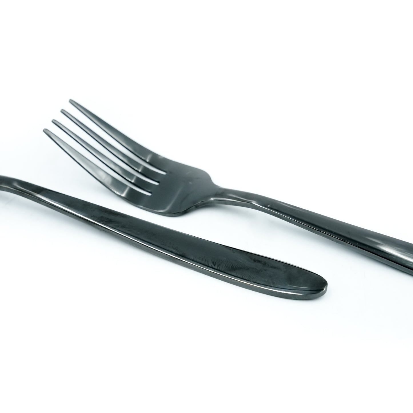97744-10 Stainless Fork 6-Piece Set - Black, 21cm