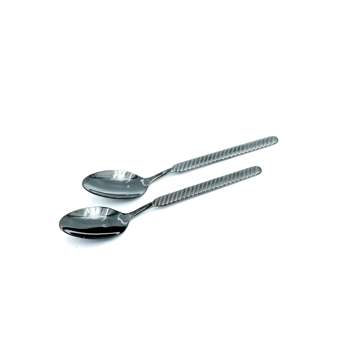 97739-19 Stainless Spoon 6-Piece Set - Black, 15cm