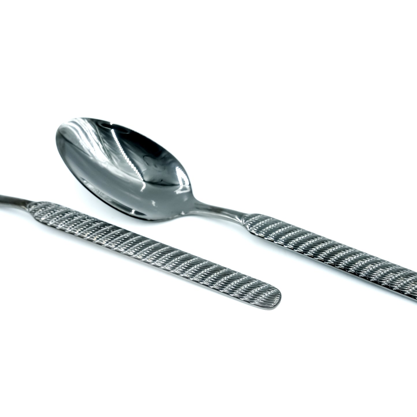 97739-19 Stainless Spoon 6-Piece Set - Black, 15cm
