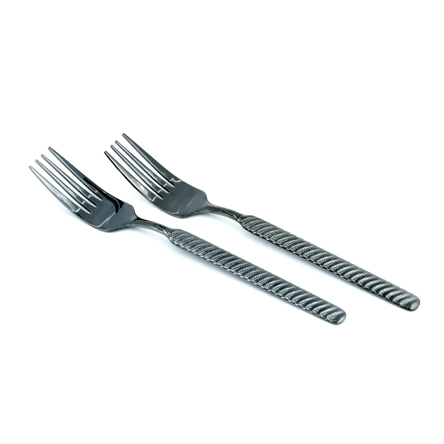 97739-18 Stainless Fork 6-Piece Set - Black, 21cm