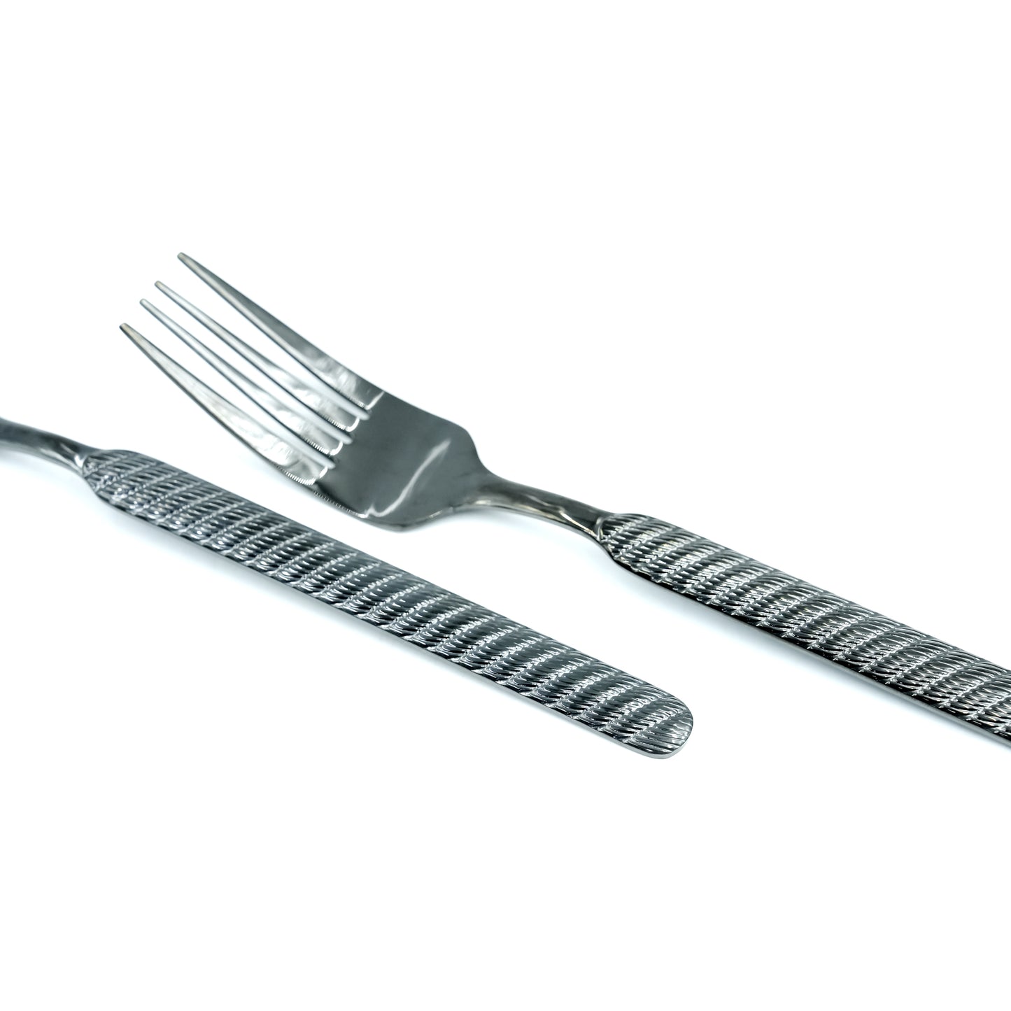 97739-18 Stainless Fork 6-Piece Set - Black, 21cm