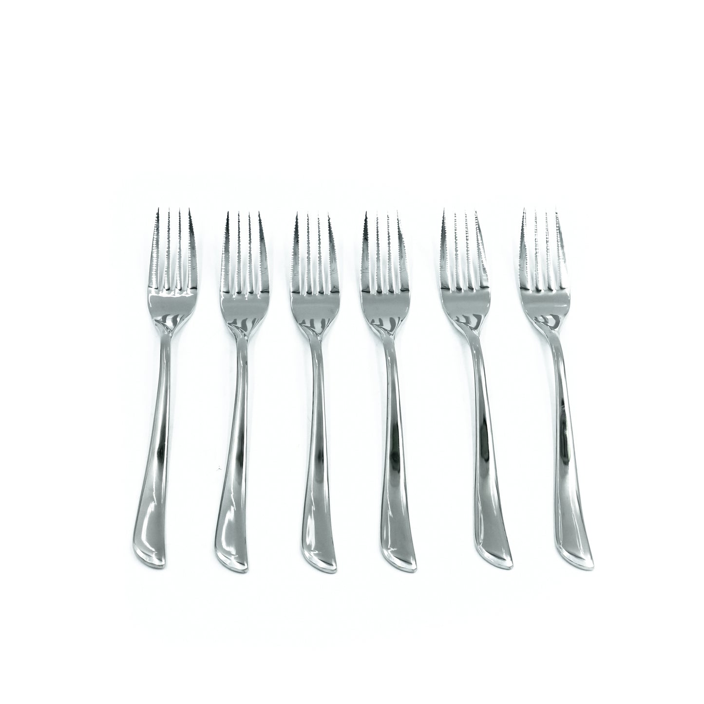 NN-181 38-Piece Cutlery Set with Stand - Silver, 18 Spoons, 12 Fork, 6 Knives & 2 Serving Spoons