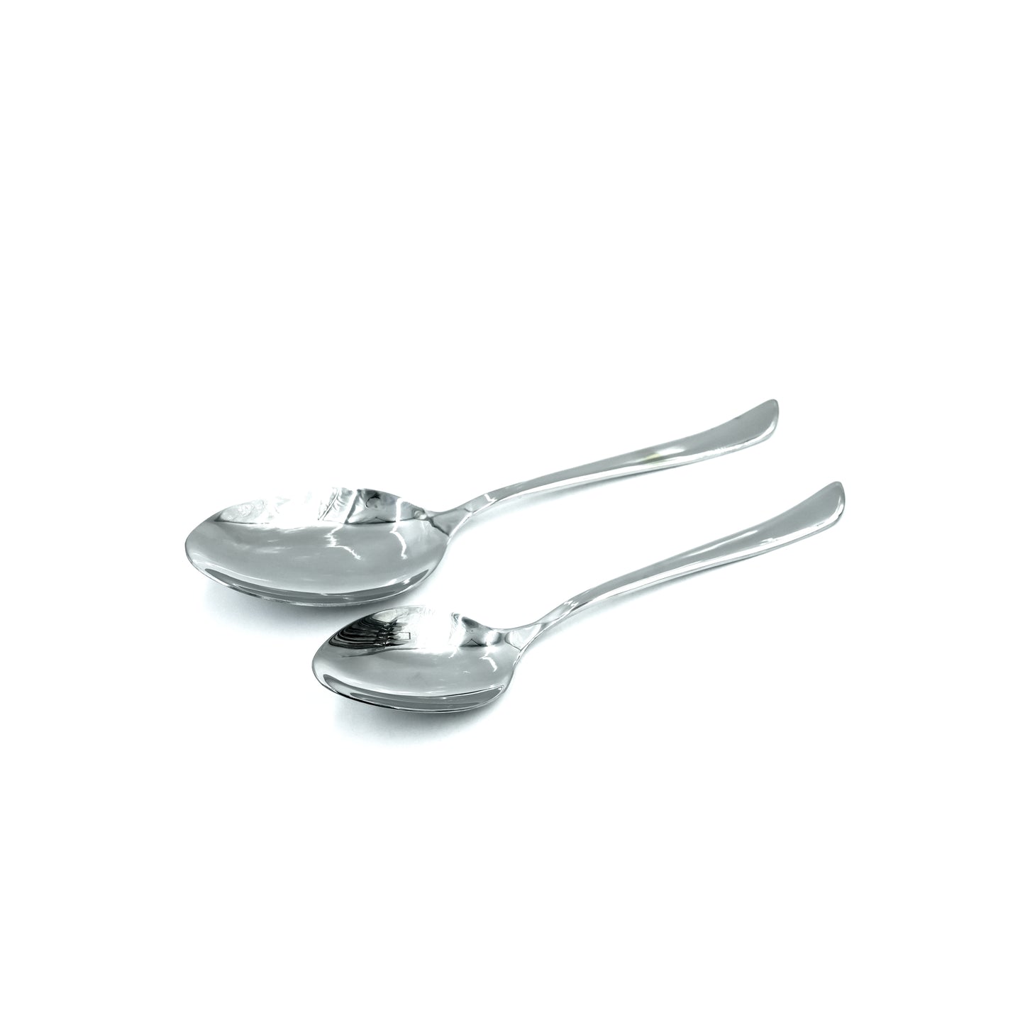 NN-181 38-Piece Cutlery Set with Stand - Silver, 18 Spoons, 12 Fork, 6 Knives & 2 Serving Spoons