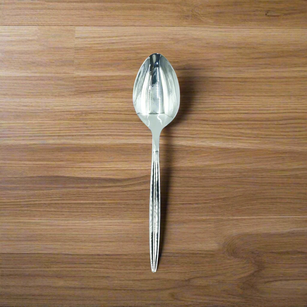 KK-148 Stainless 6-Piece Cutlery Set with Stand - Silver, Serving Spoons