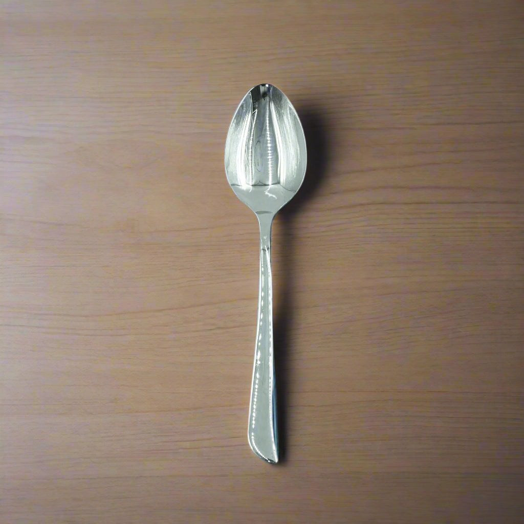 KK-181 Stainless 6-Piece Cutlery Set with Stand - Silver, Serving Spoons
