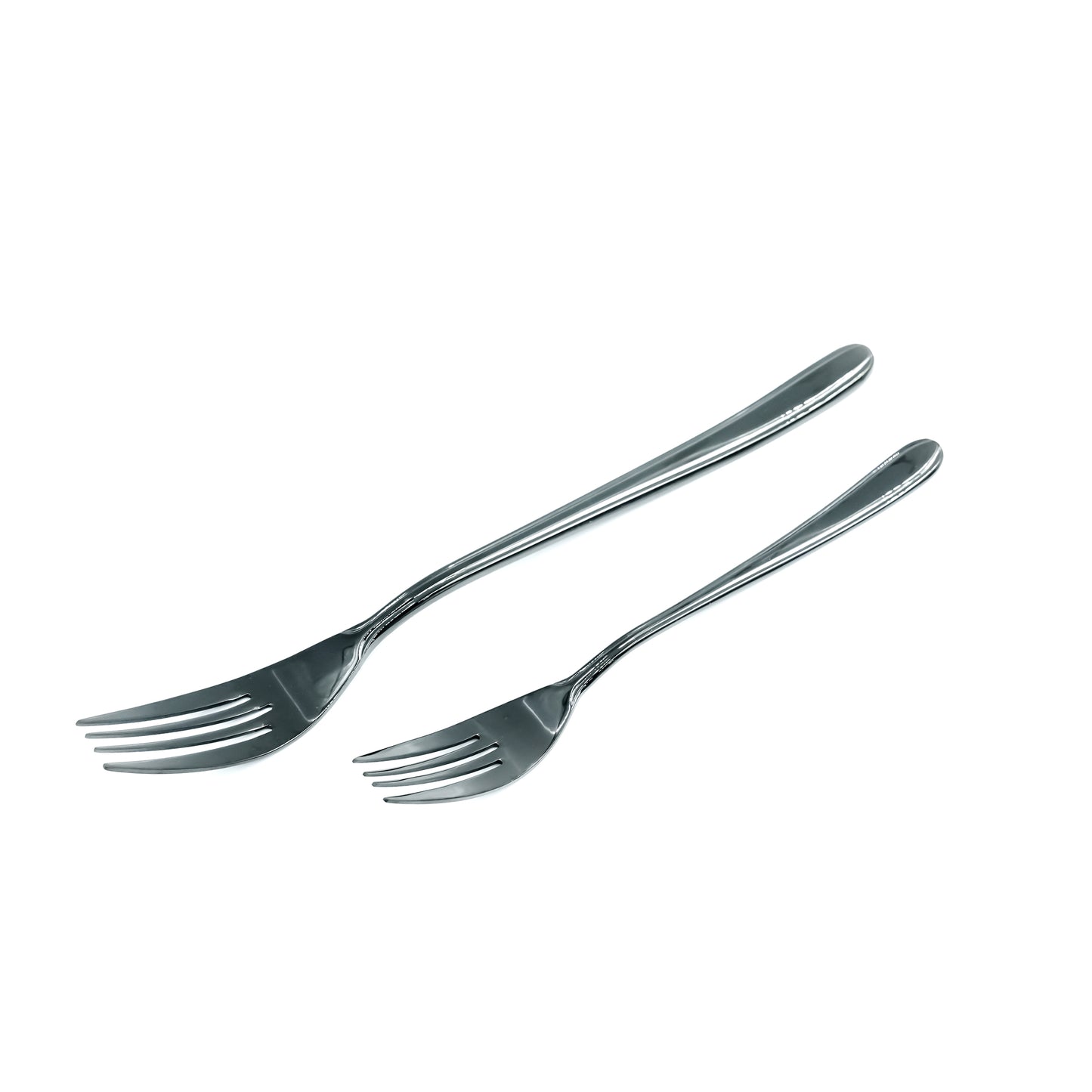NN-180 Stainless Steel 38-Piece Cutlery Set with Stand - Black , 18 Spoons, 12 Fork, 6 Knives & 2 Serving Spoons