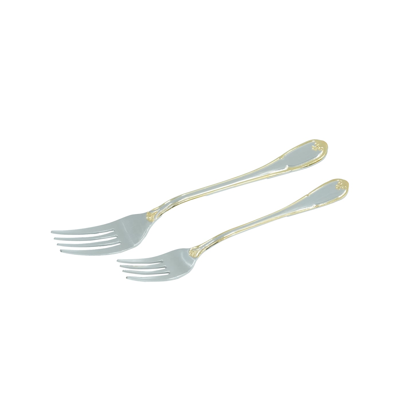 NN-166 Stainless Steel 38-Piece Cutlery Set with Stand - Silver and Gold, 18 Spoons, 12 Fork, 6 Knives & 2 Serving Spoons