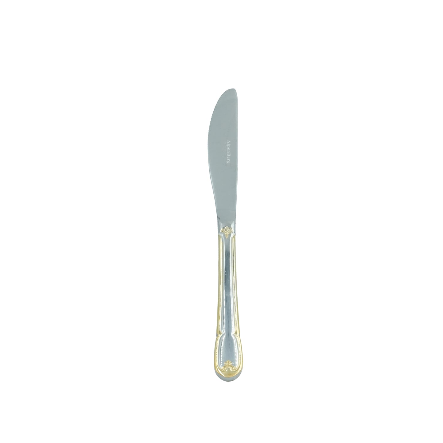 NN-166 Stainless Steel 38-Piece Cutlery Set with Stand - Silver and Gold, 18 Spoons, 12 Fork, 6 Knives & 2 Serving Spoons