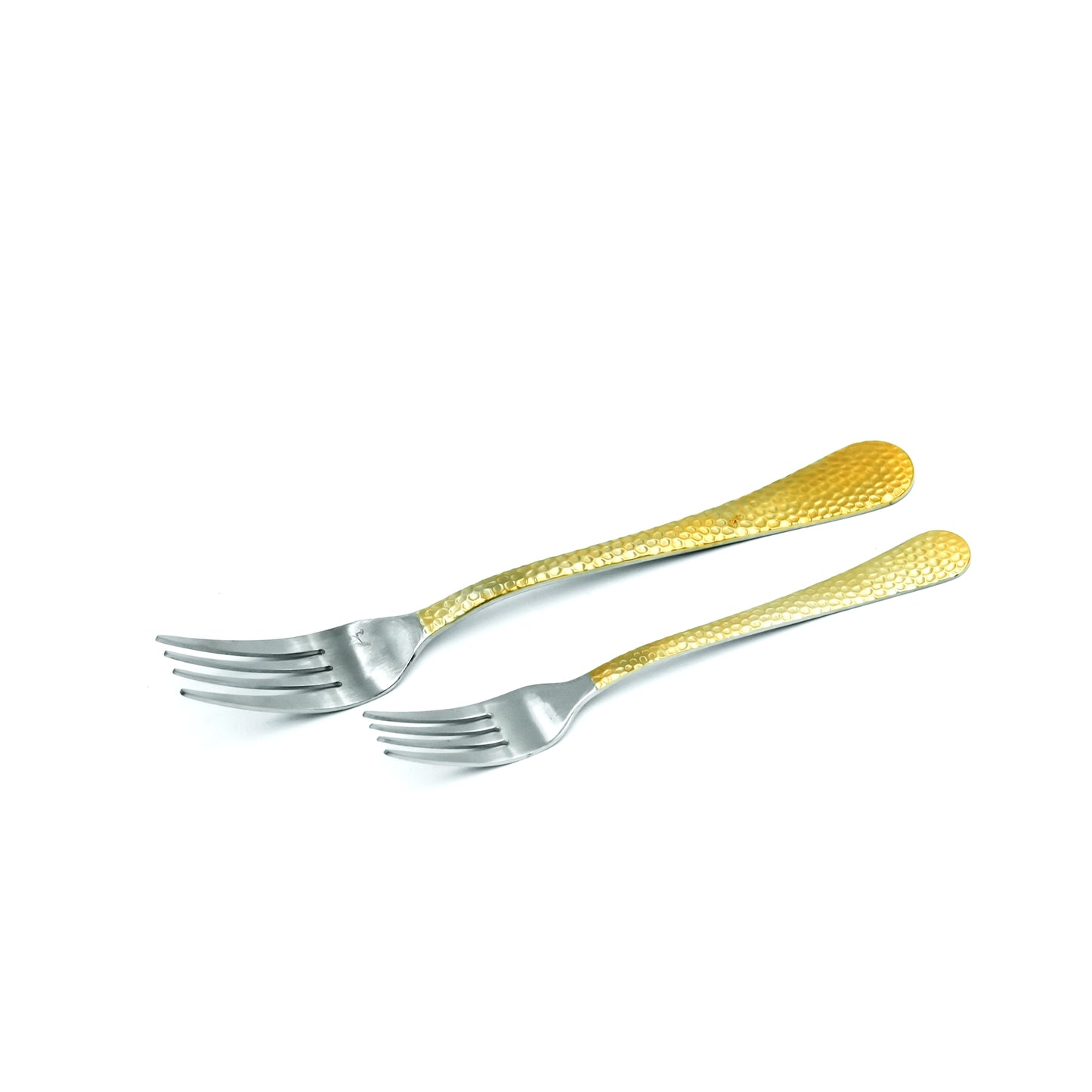 Nn-129 Stainless Steel 38-Piece Cutlery Set with Stand - Silver and Gold, 18 Spoons, 12 Fork, 6 Knives & 2 Serving Spoons