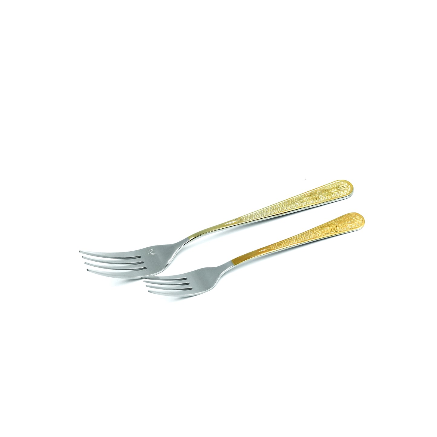 Nn-108 Stainless Steel 38-Piece Cutlery Set with Stand - Silver and Gold, 18 Spoons, 12 Fork, 6 Knives & 2 Serving Spoons