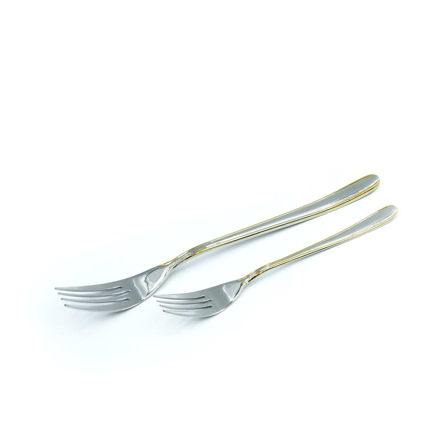 NN-179 Stainless Steel 38-Piece Cutlery Set with Stand - Silver and Gold, 18 Spoons, 12 Fork, 6 Knives & 2 Serving Spoons