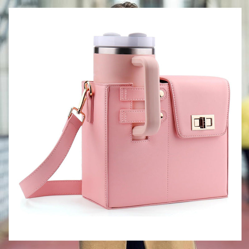 Outdoor Portable Strap Water Cup Protective Case Universal Large-size Insulated Cup Case Crossbody Water Cup Storage Bag