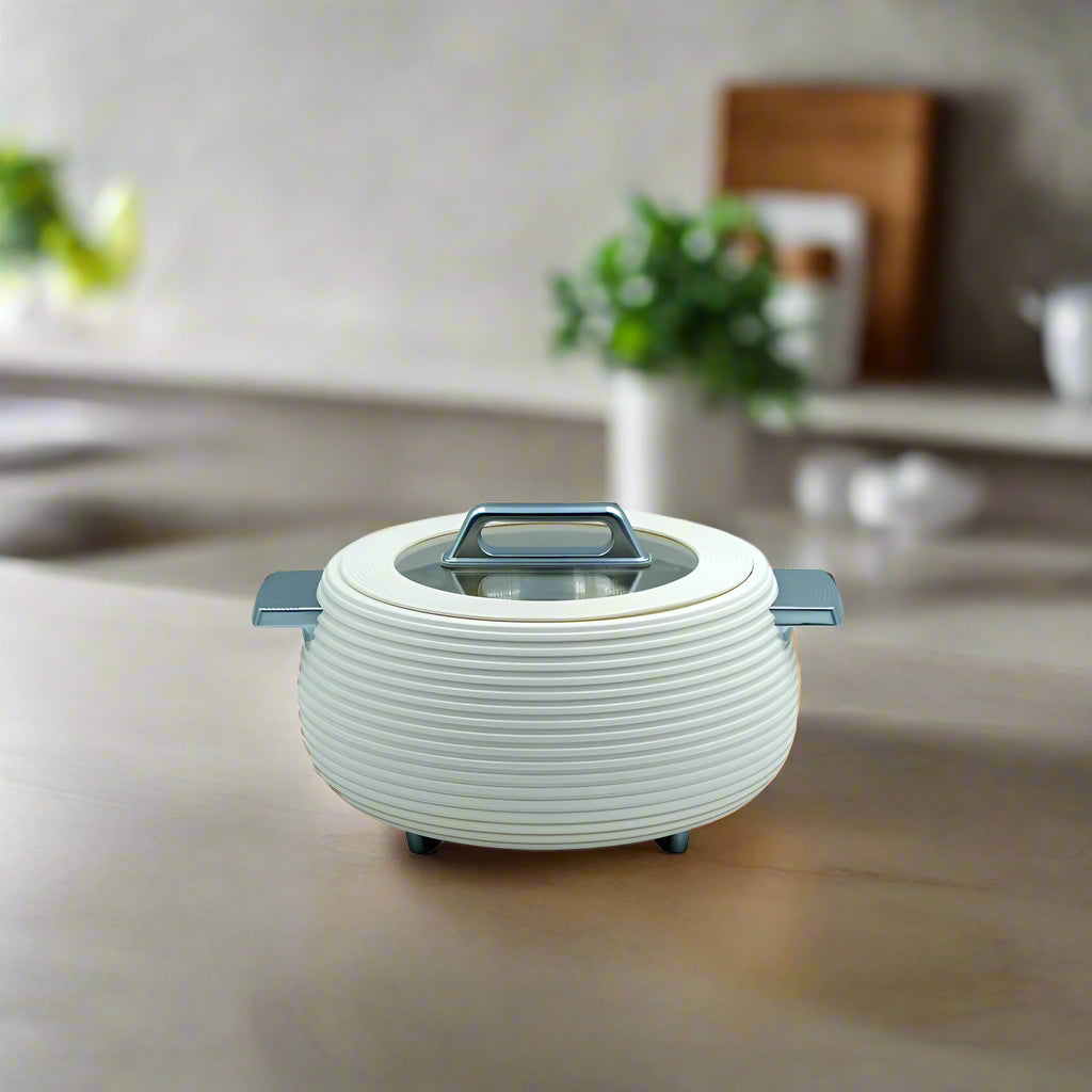 Lavin Food Warmer Beige Silver