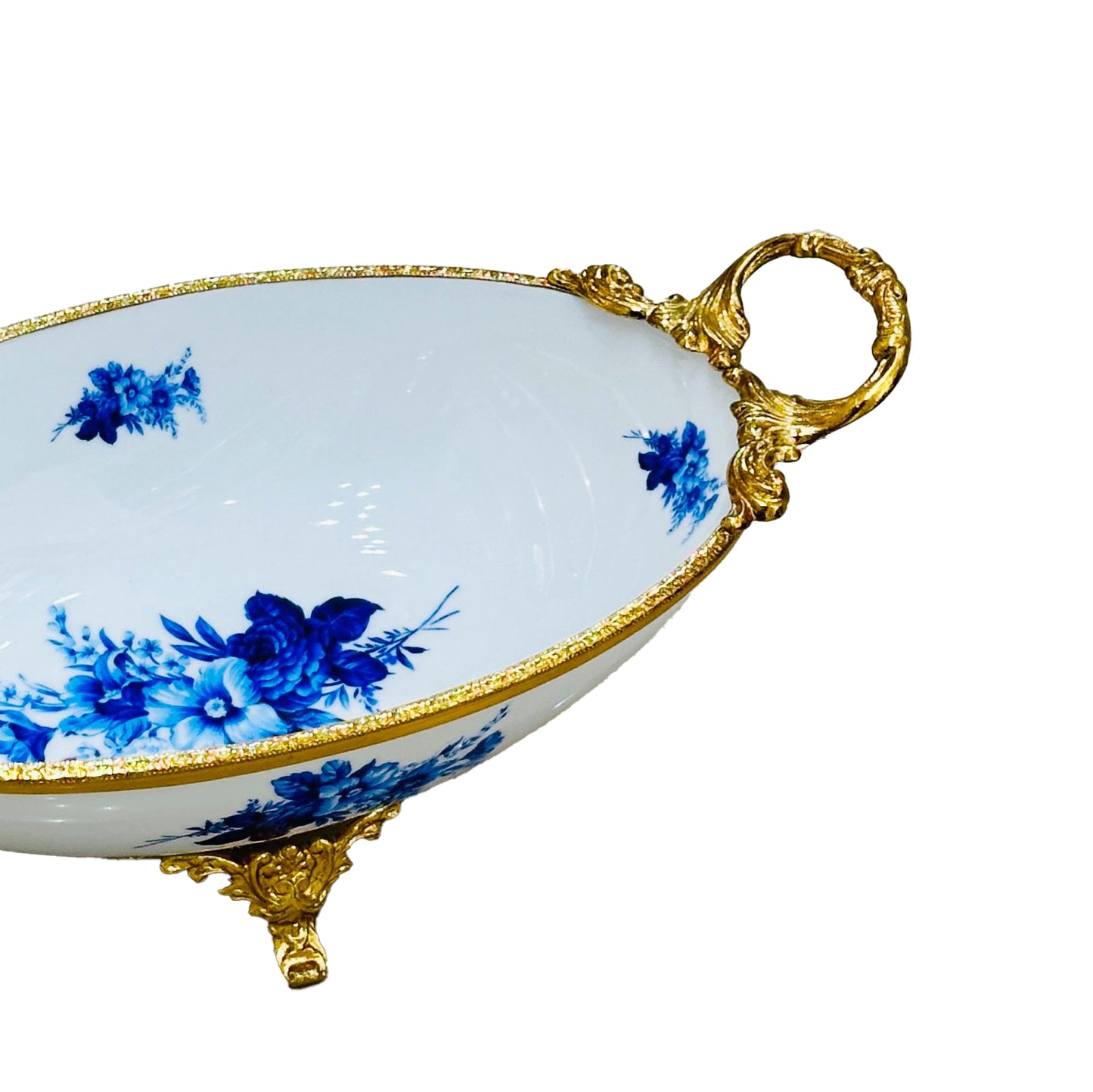 Rob-213 Ceramic Tray With Golden Edge