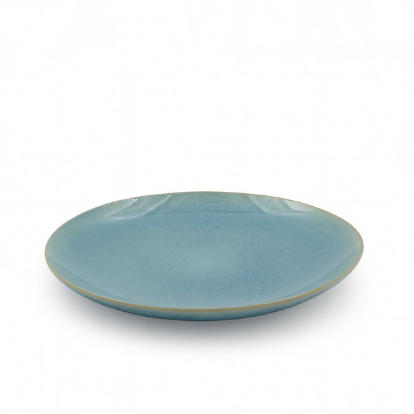99576-16 – Ceramic Plate 22.9 cm – Blue Reactive Glaze